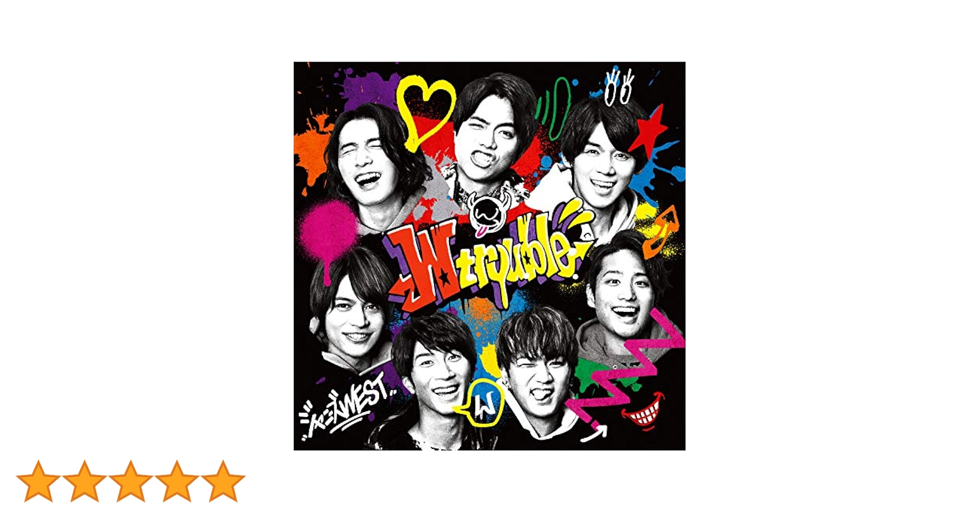ジャニーズWEST W trouble DVD 通常盤 ジャニーズWEST W trouble 通常盤 初回プレス 新品未開封！ CD